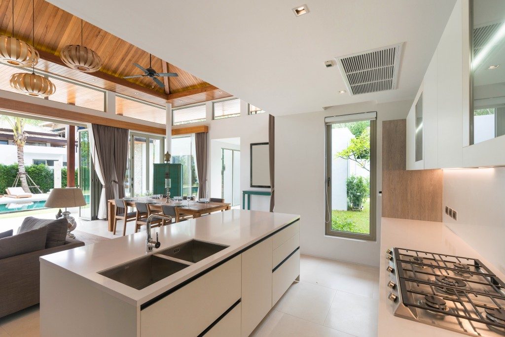modernized interior design of kitchen