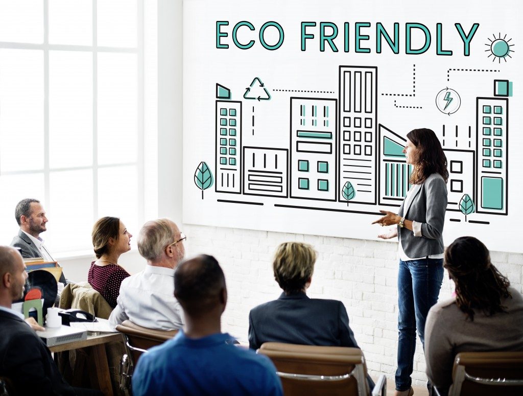 Eco-friendly printed on wall