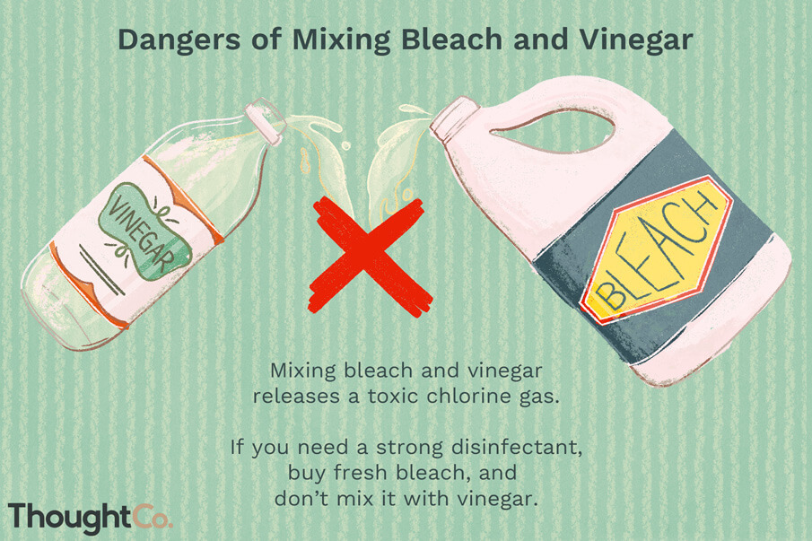 Why You Shouldn't Mix Bleach and Vinegar