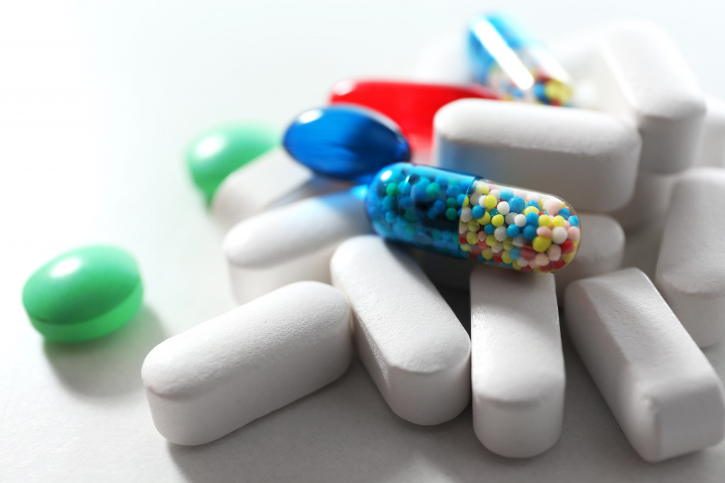 An image of antibiotics on white background